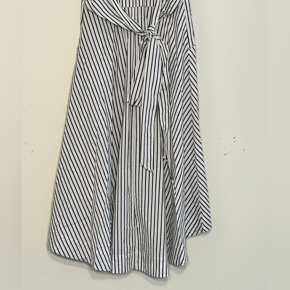 Marled Reunited Clothing Striped Wrap Midi Dress Size M - Picture 7 of 7